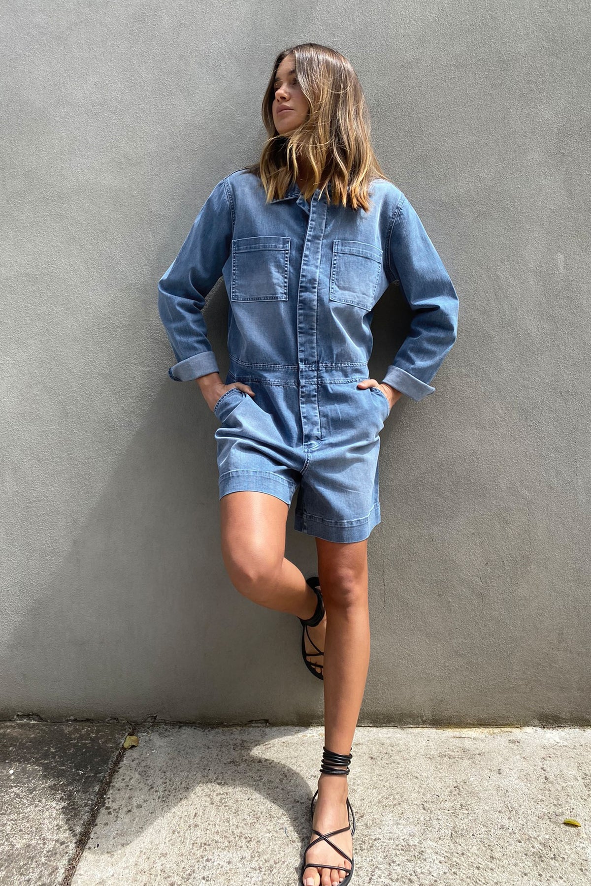 [TEST] Eliza Denim Playsuit