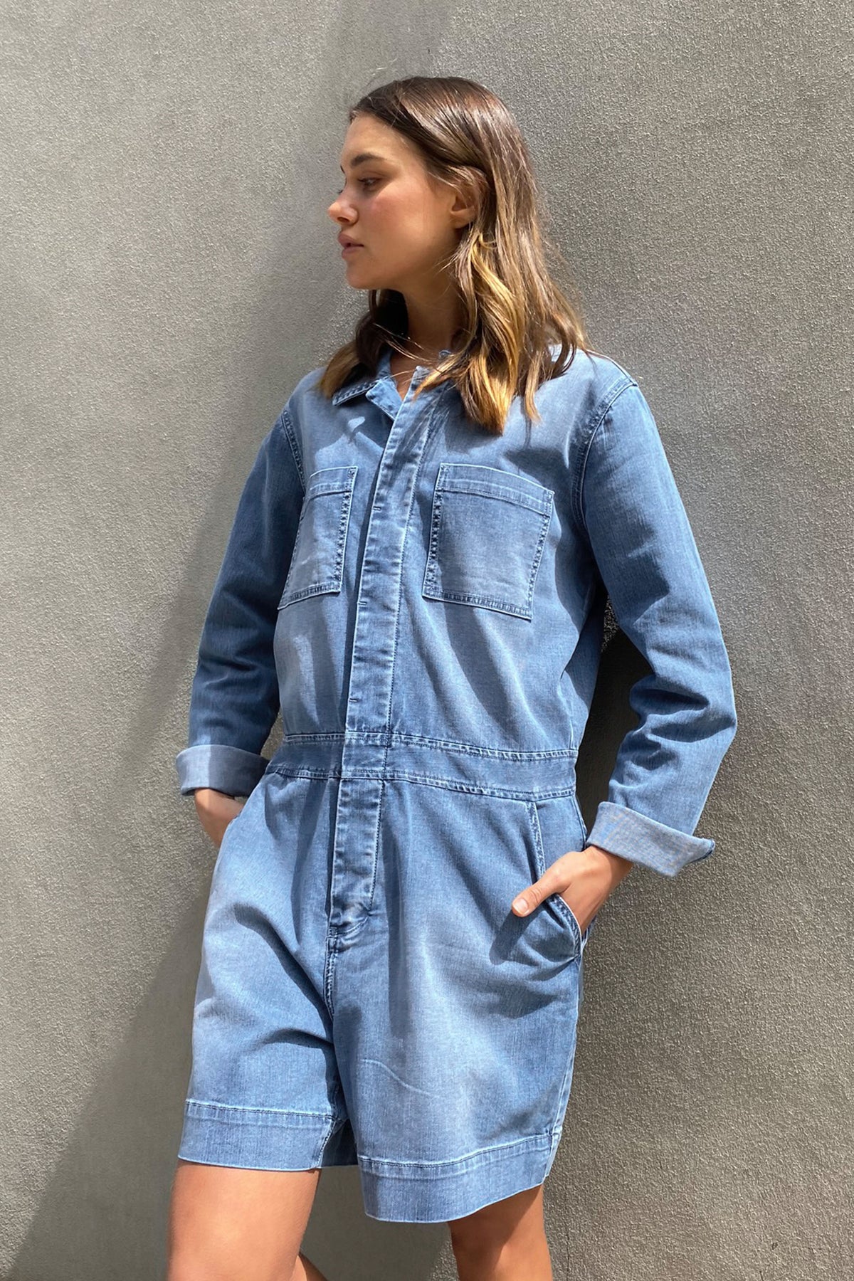 [TEST] Eliza Denim Playsuit