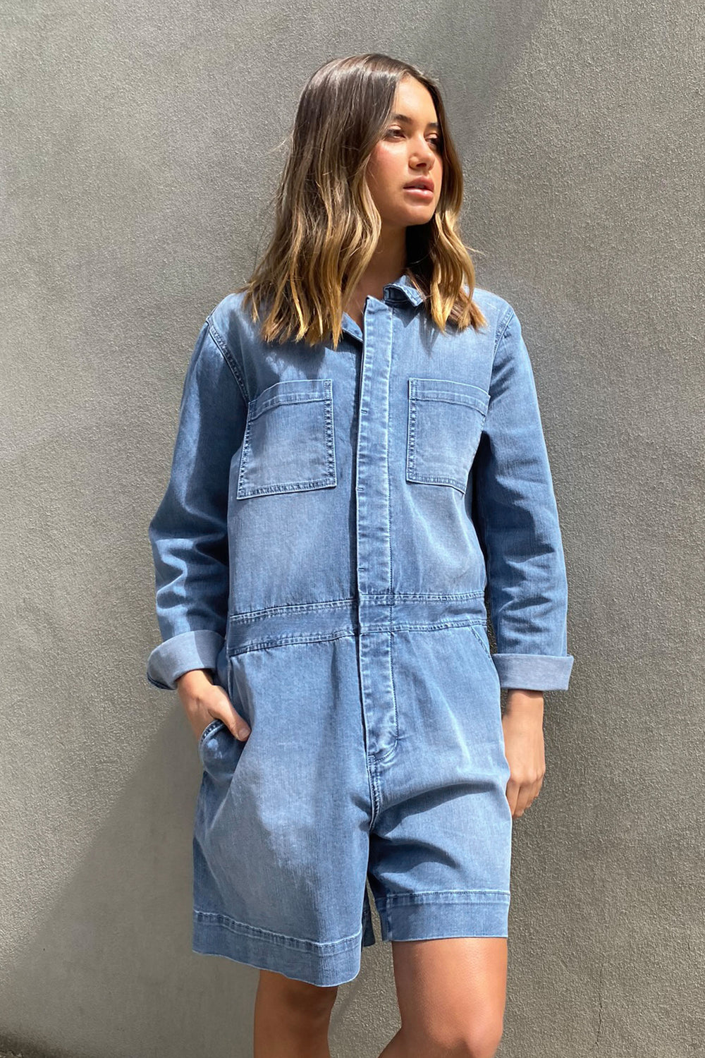 [TEST] Eliza Denim Playsuit