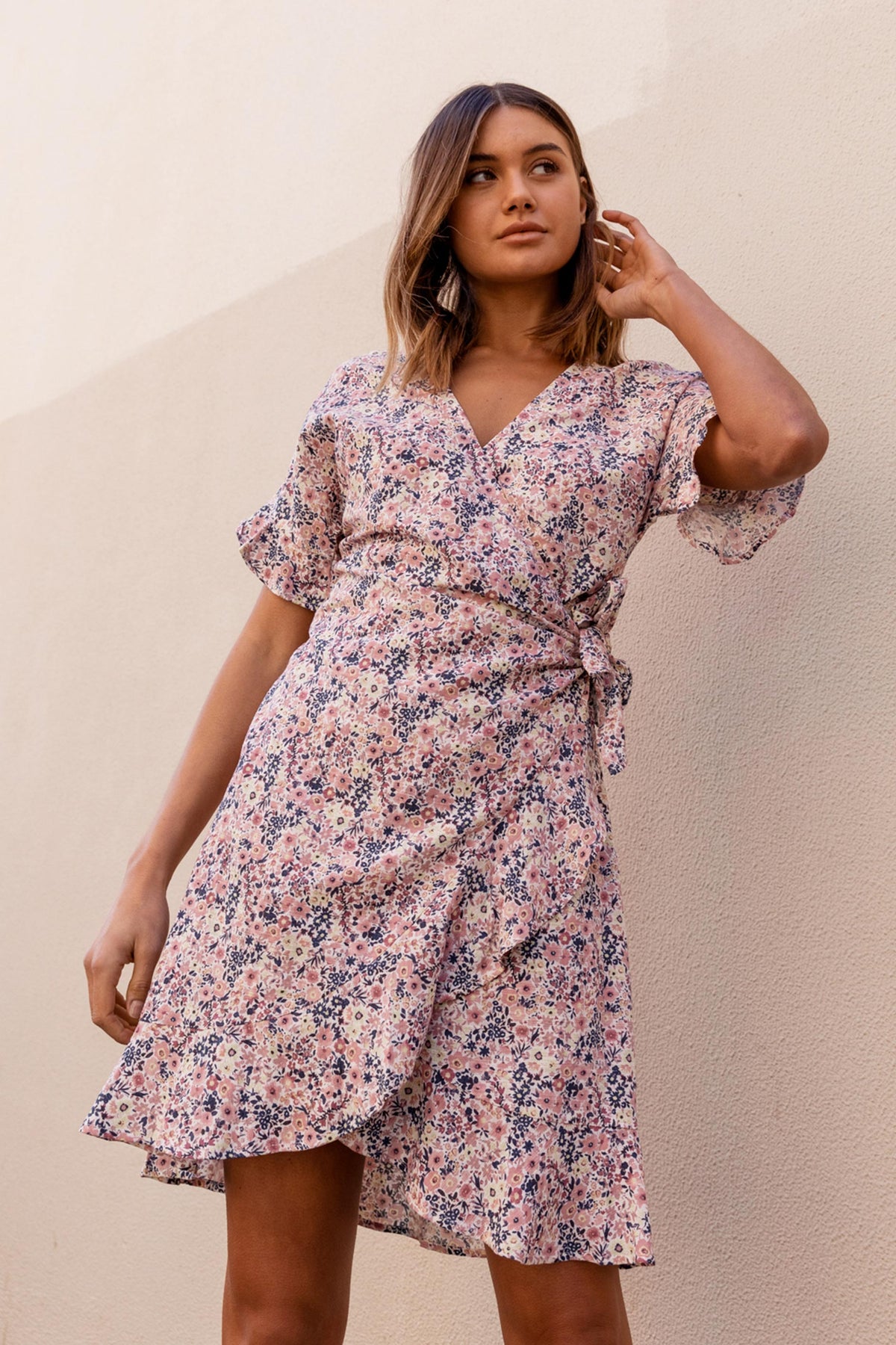 [TEST] Kelsey Wrap Mini Dress