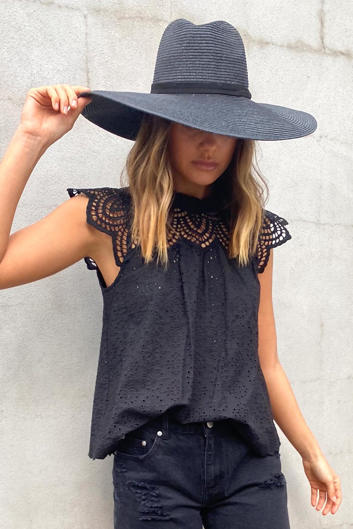 [TEST] Gina Broderie Blouse