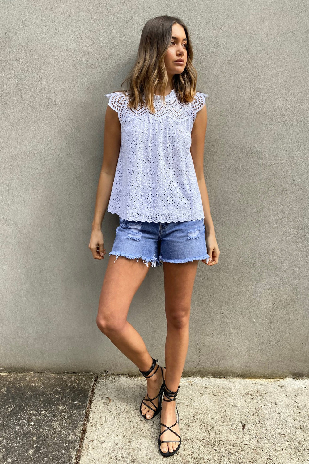 [TEST] Gina Broderie Blouse