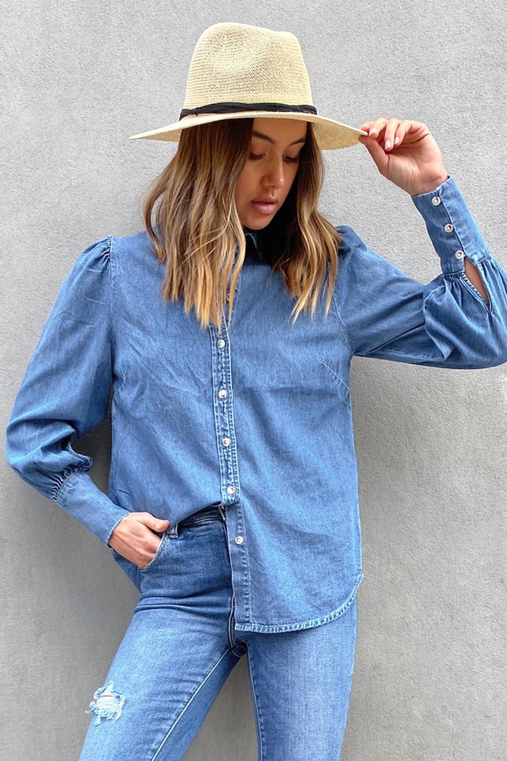 [TEST] Blake Denim Shirt