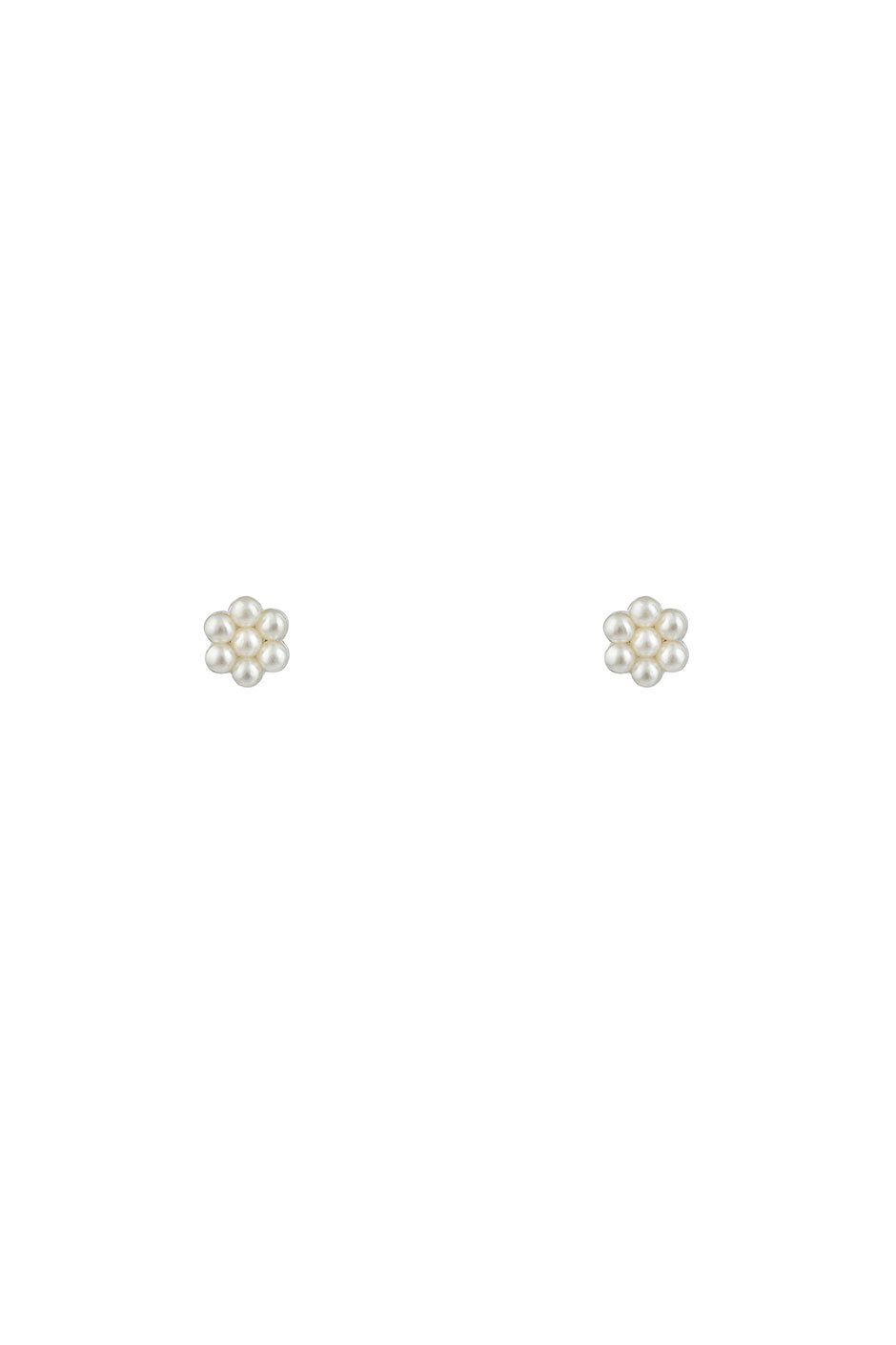 [TEST] Pearl Flower Studs