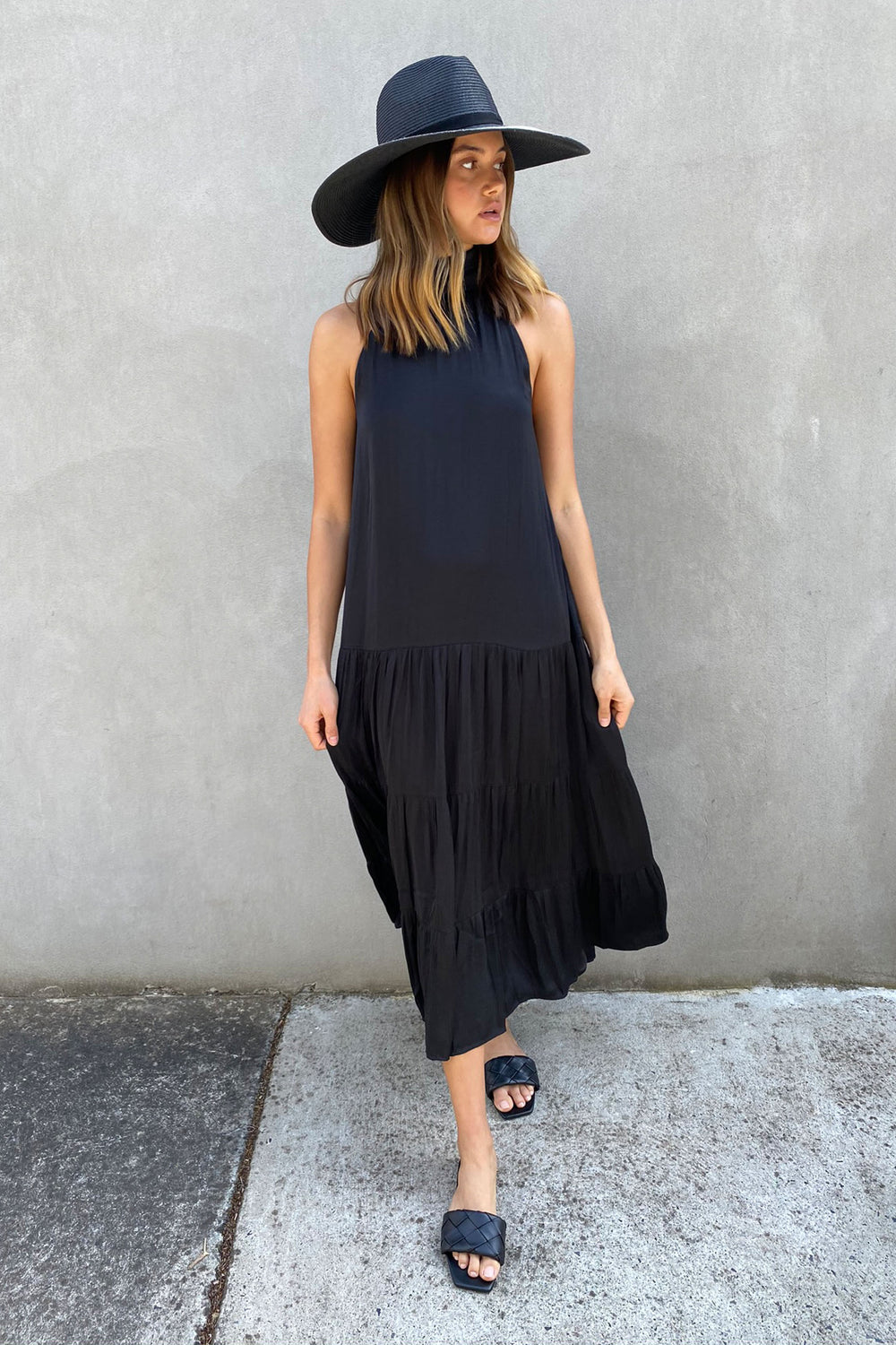 [TEST] Rowena High Neck Maxi Dress
