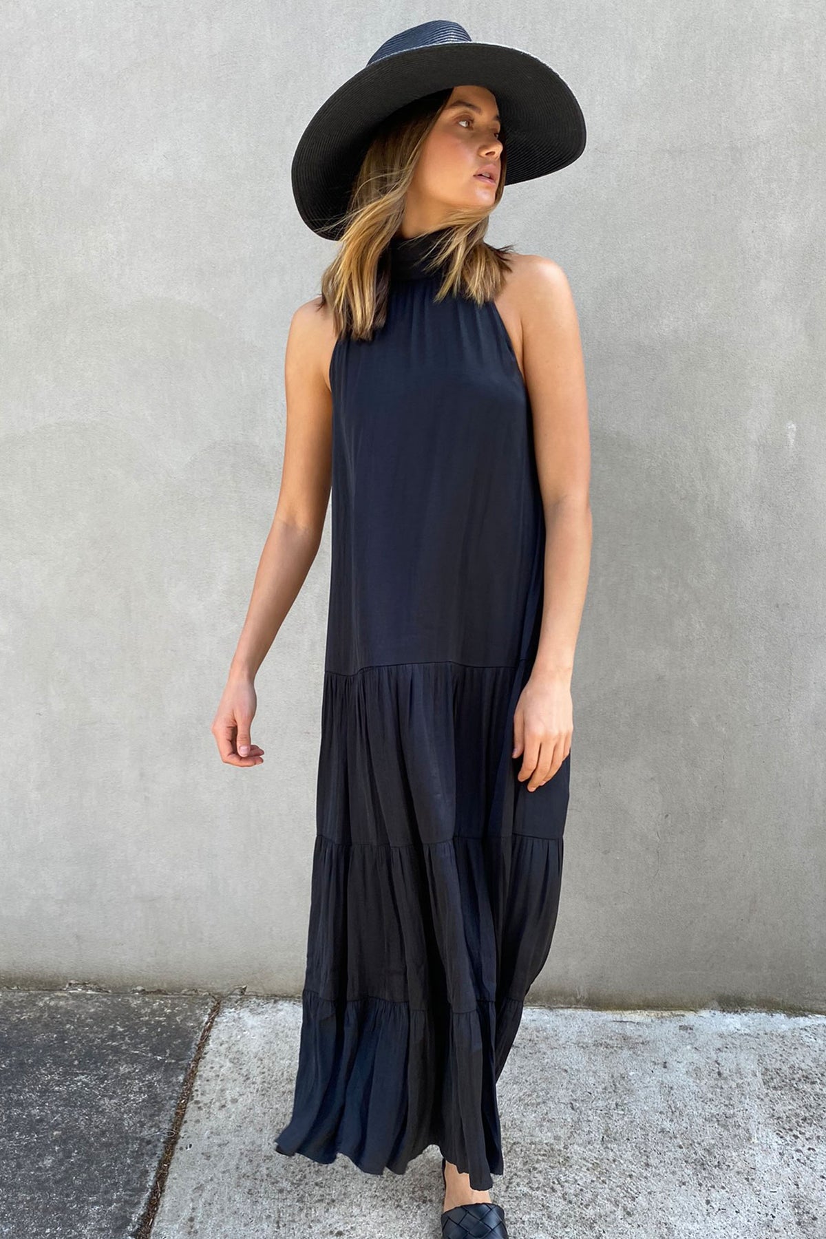 [TEST] Rowena High Neck Maxi Dress