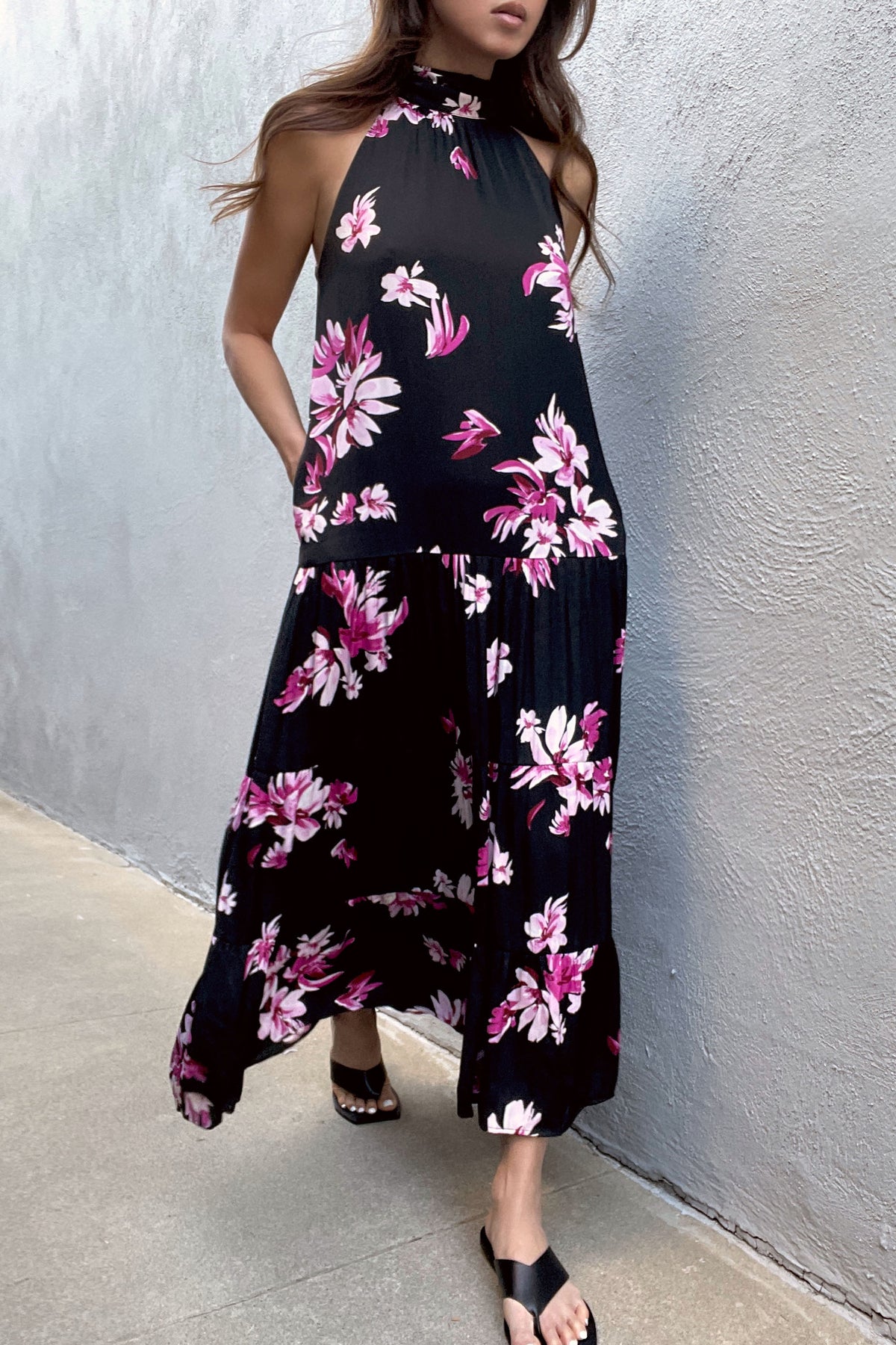 [TEST] Rowena High Neck Maxi Dress