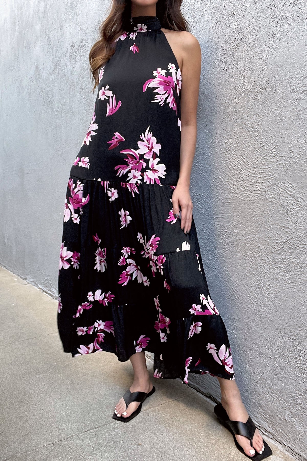 [TEST] Rowena High Neck Maxi Dress
