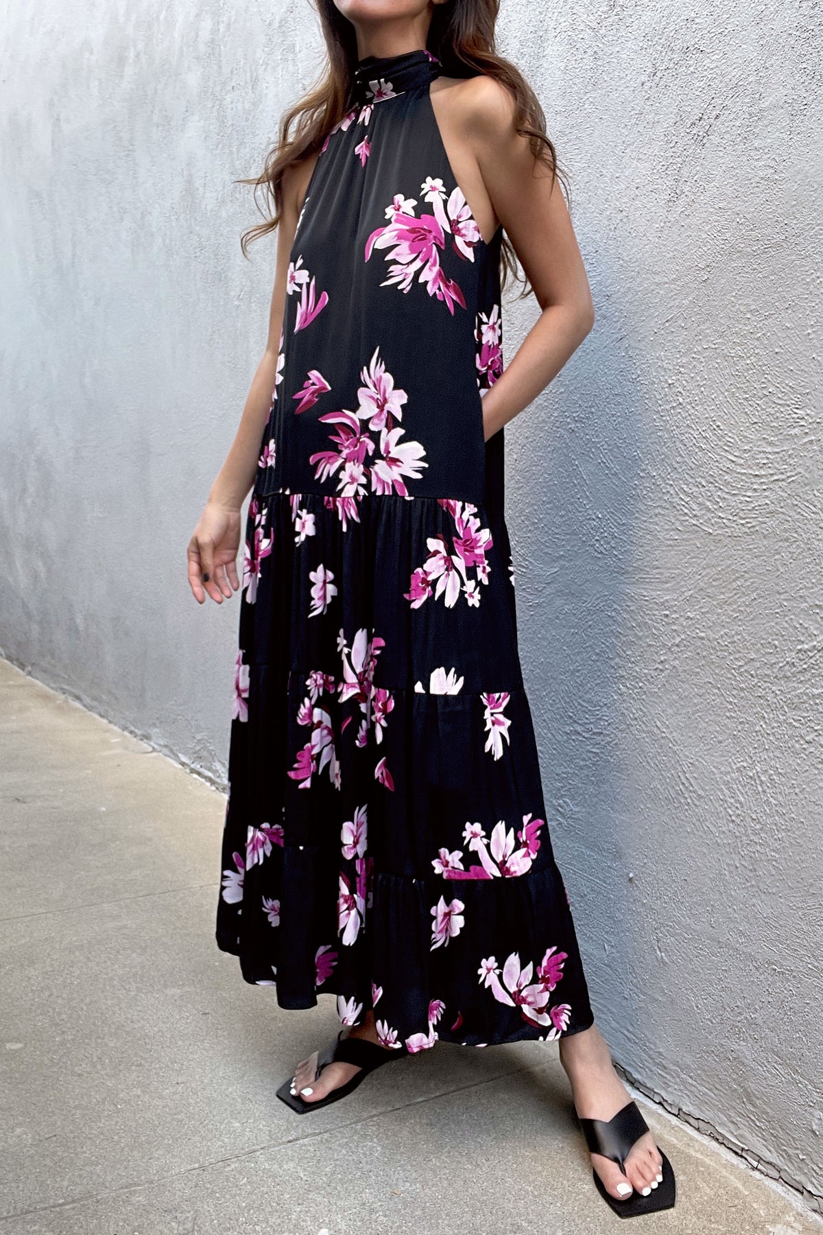 [TEST] Rowena High Neck Maxi Dress