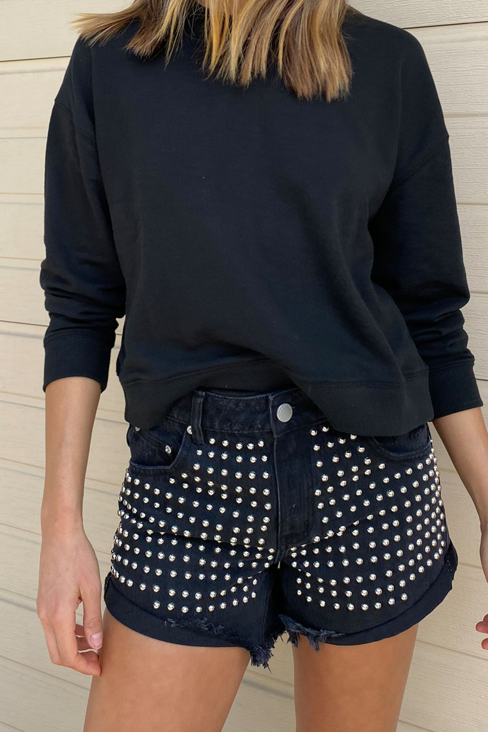 [TEST] Sienna Studded Denim Short