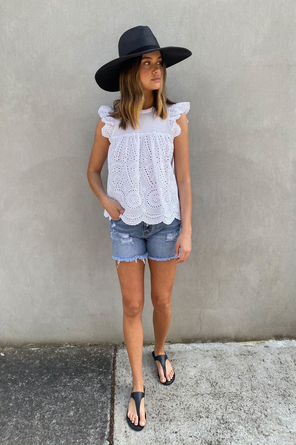 [TEST] Christine Broderie Top