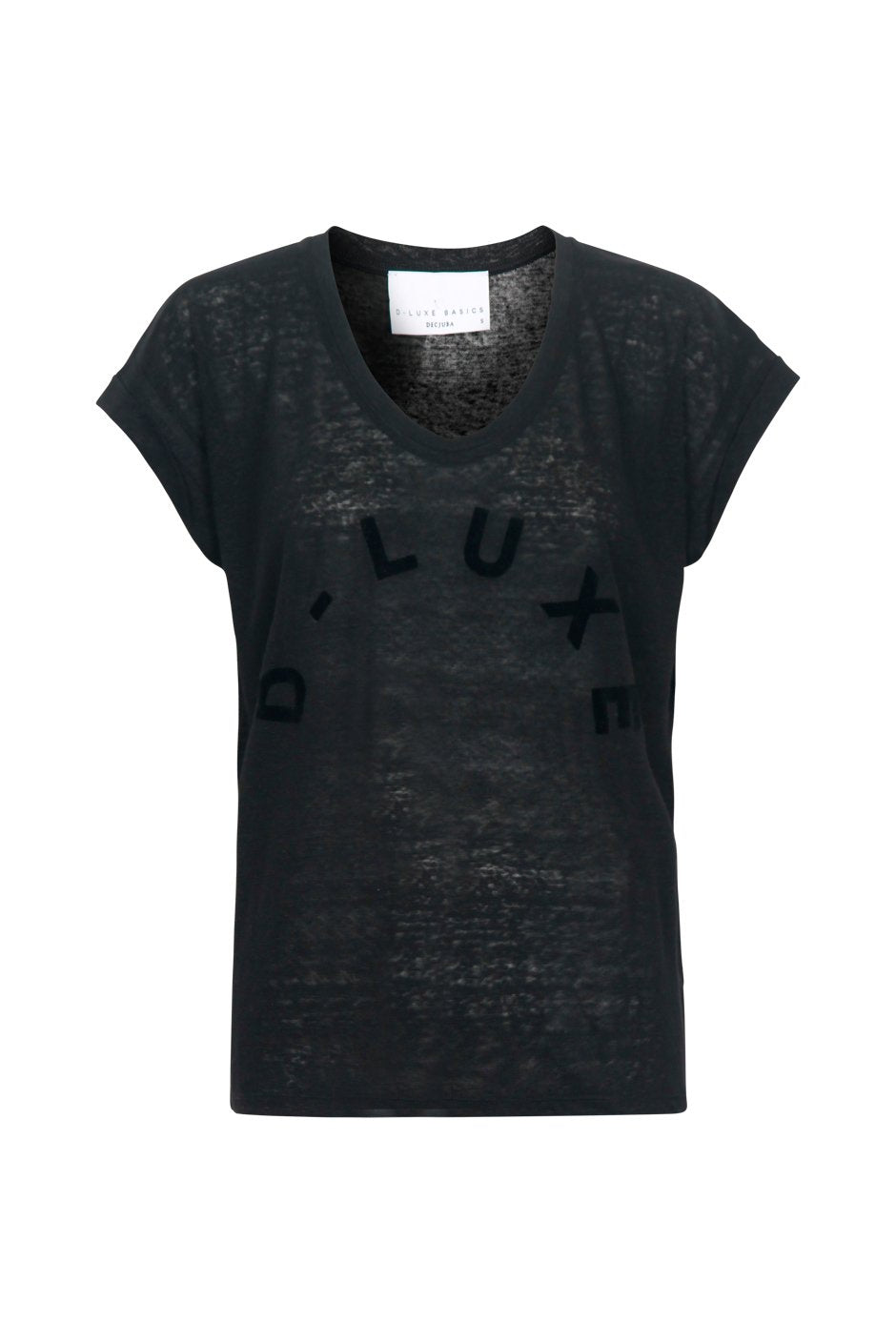 [TEST] D-Luxe Linen Scoop Neck Tee