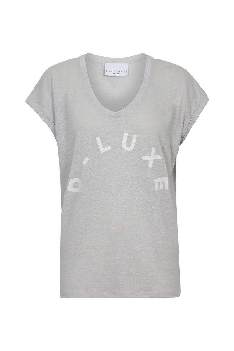 [TEST] D-Luxe Linen Scoop Neck Tee