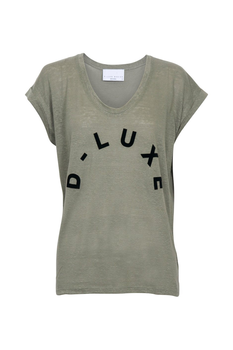 [TEST] D-Luxe Linen Scoop Neck Tee