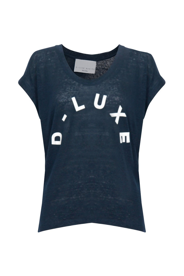 [TEST] D-Luxe Linen Scoop Neck Tee