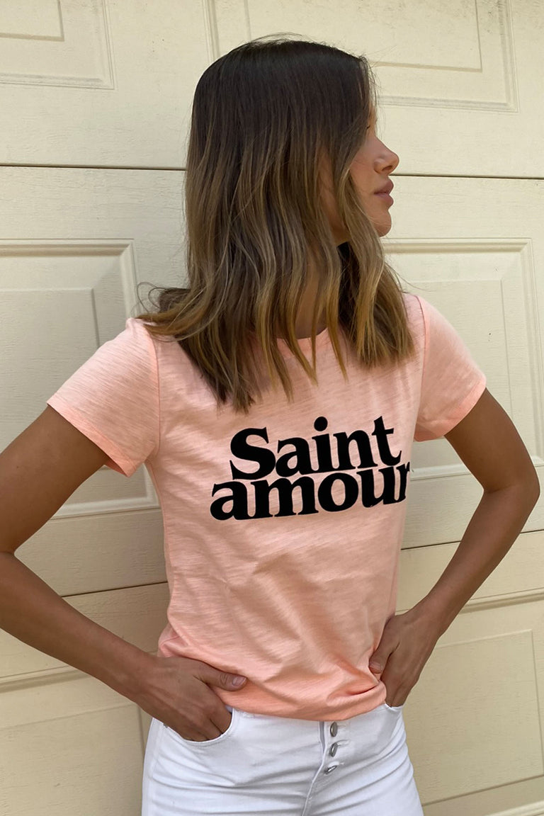 [TEST] Saint Amour Flocked Tee