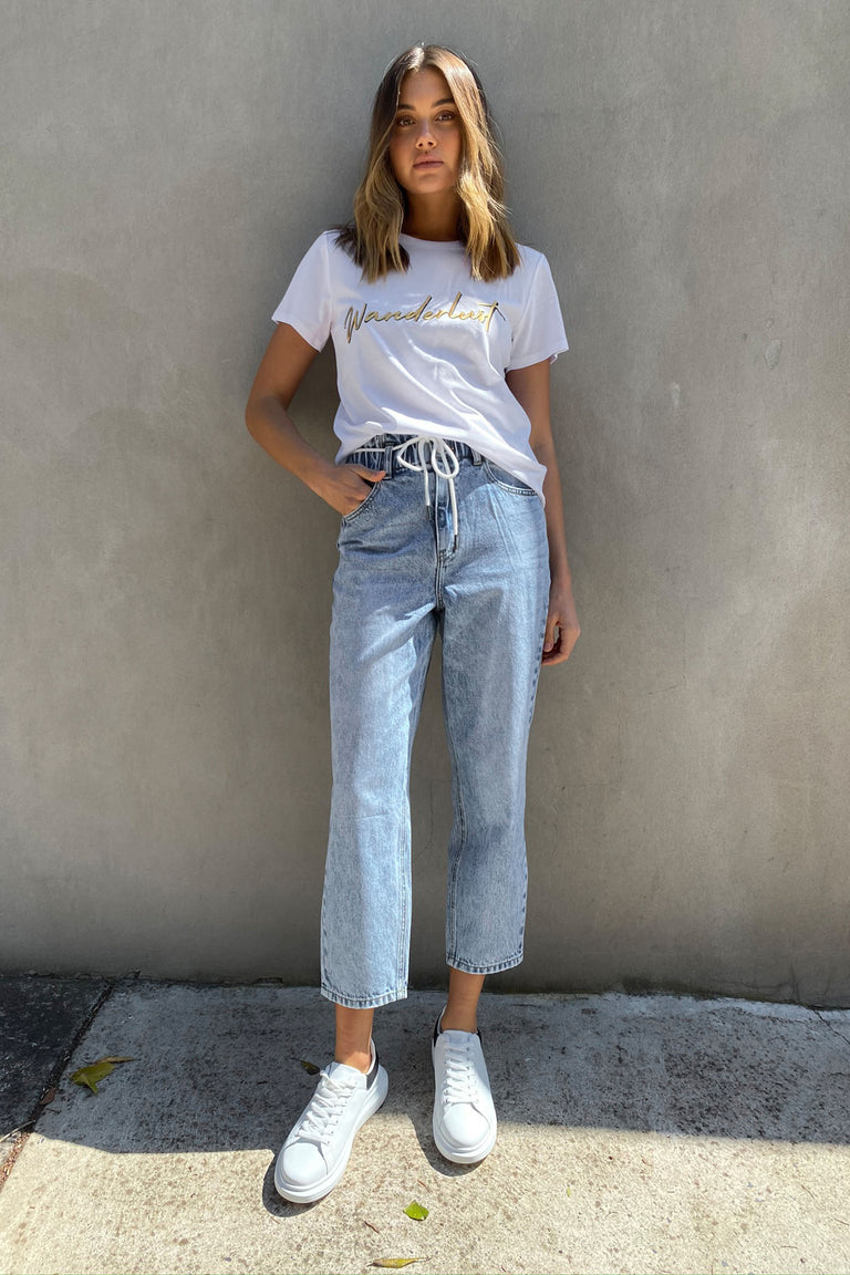 [TEST] Wanderlust Embroidered Tee