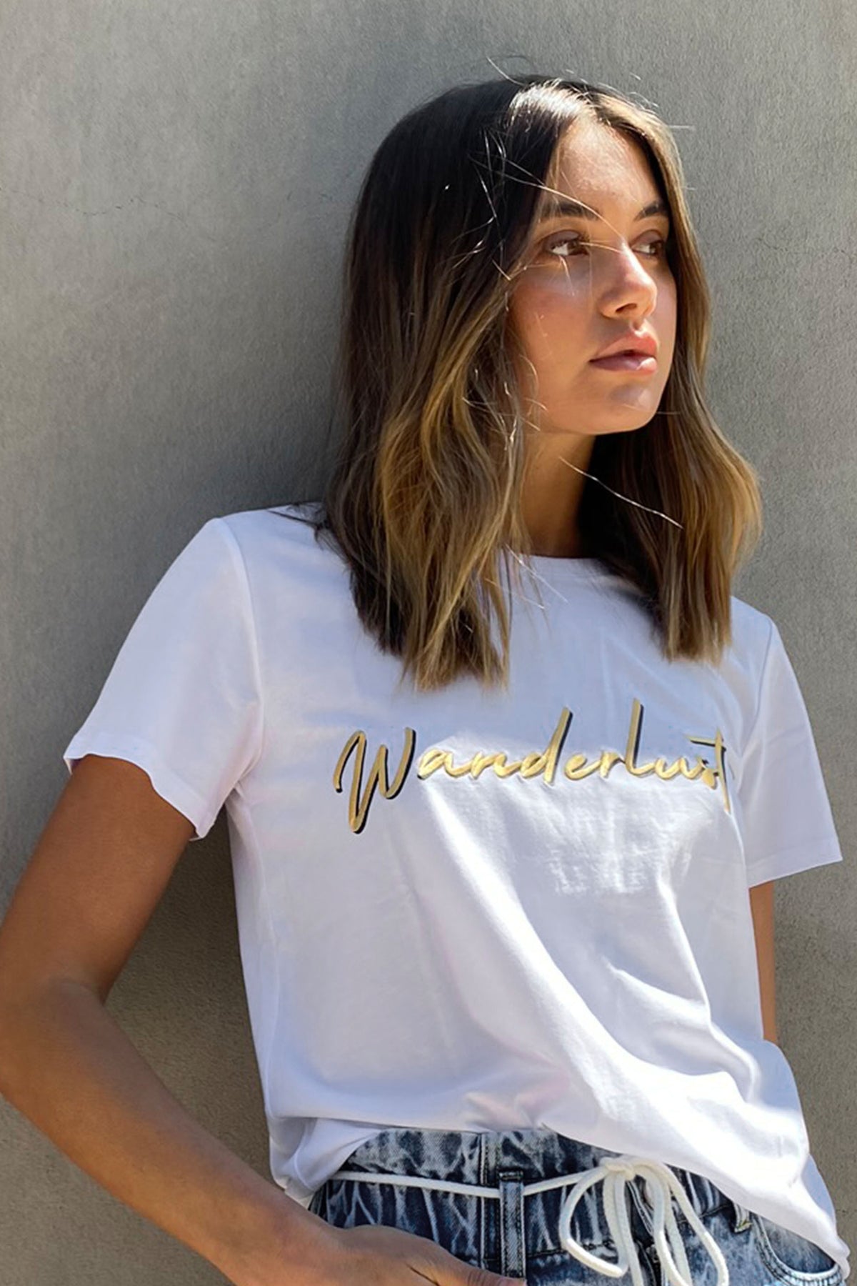 [TEST] Wanderlust Embroidered Tee
