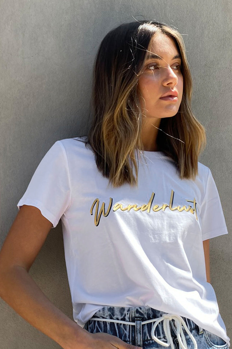[TEST] Wanderlust Embroidered Tee