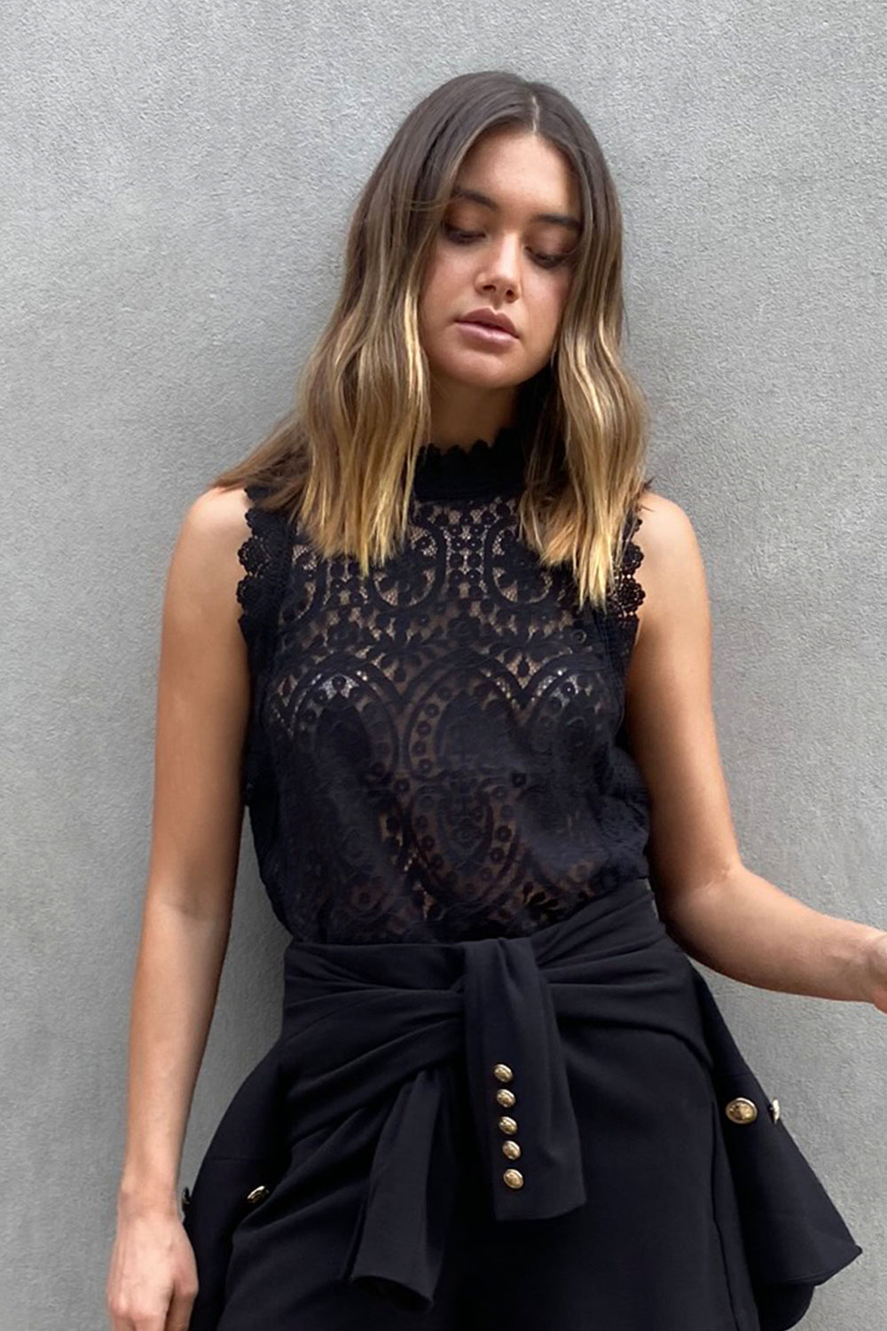 [TEST] Isla Sleeveless Lace Top