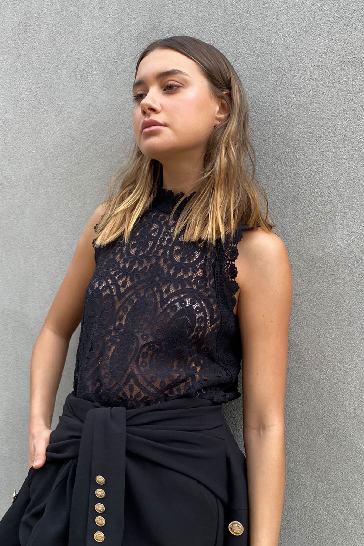 [TEST] Isla Sleeveless Lace Top