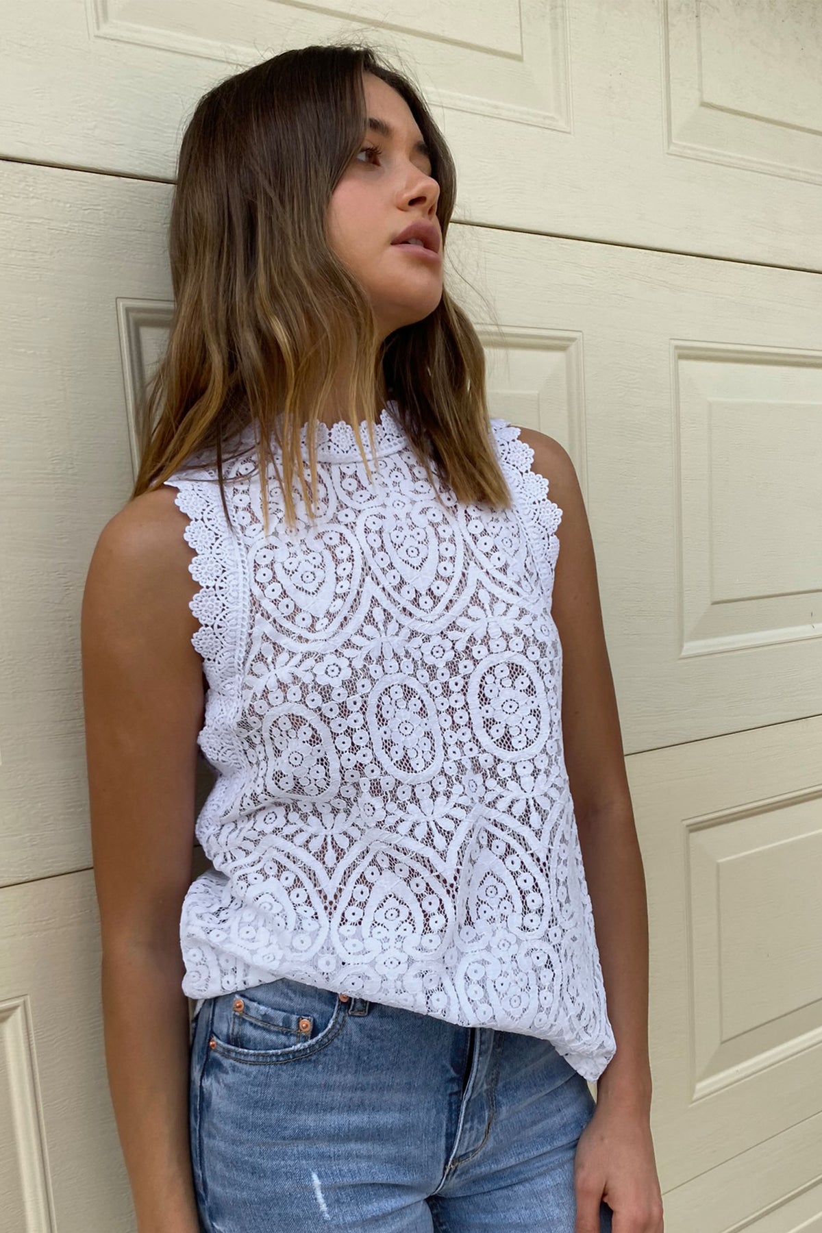[TEST] Isla Sleeveless Lace Top