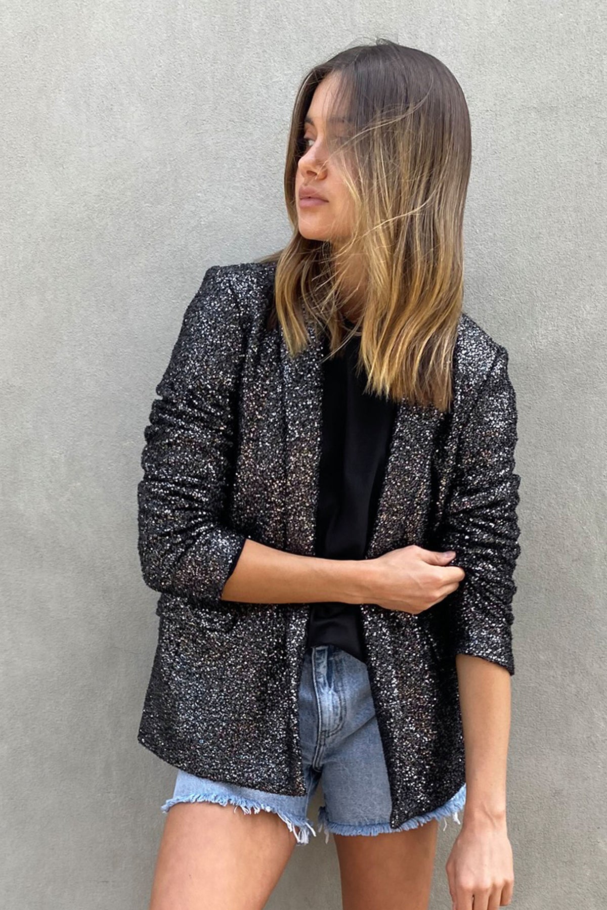 [TEST] Hutton Sequin Blazer