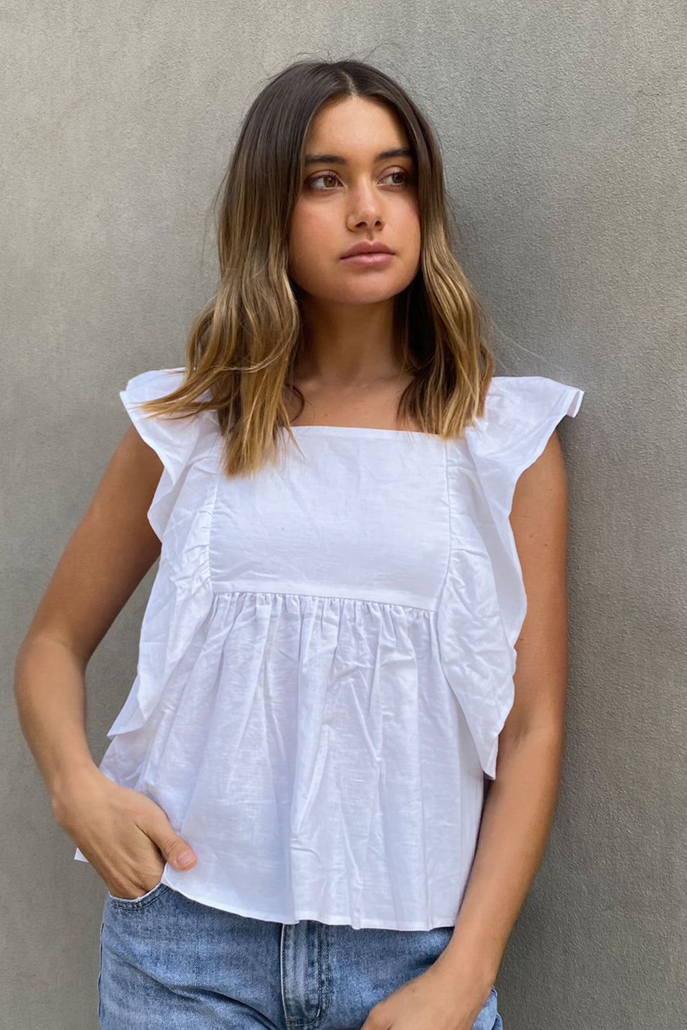 [TEST] Emily Frill Sleeve Top