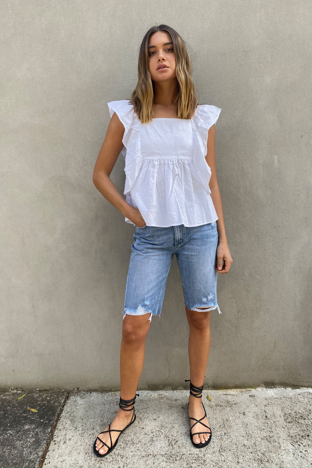 [TEST] Emily Frill Sleeve Top