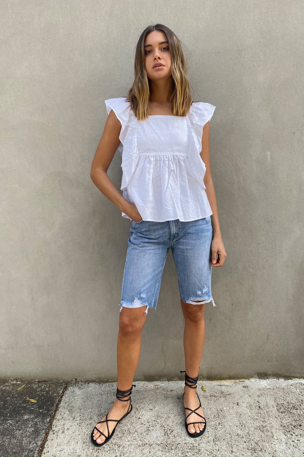 [TEST] Emily Frill Sleeve Top