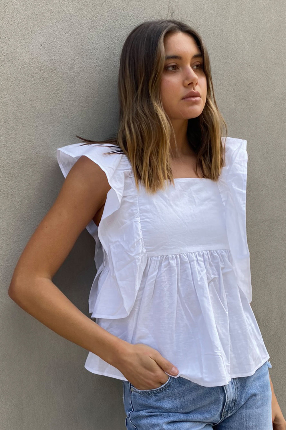 [TEST] Emily Frill Sleeve Top