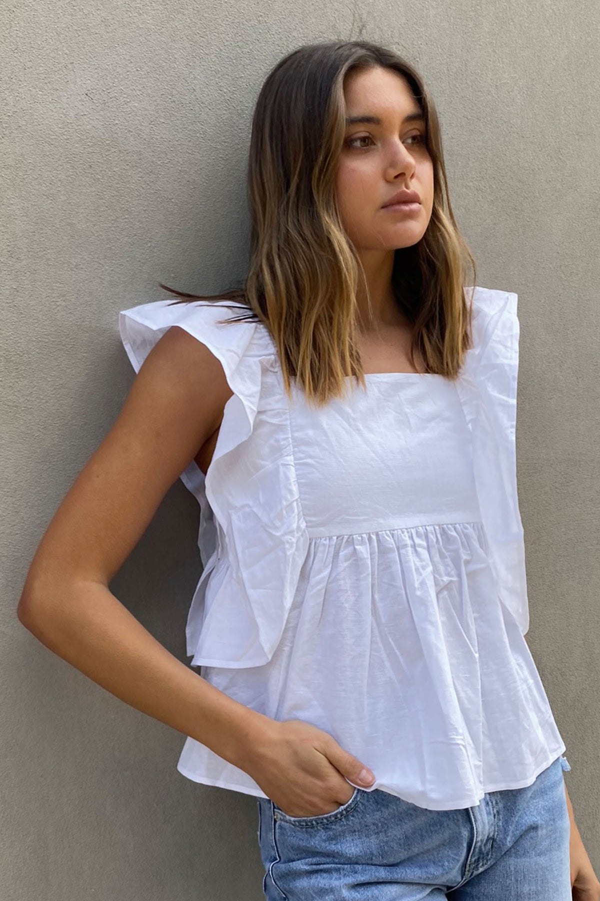[TEST] Emily Frill Sleeve Top