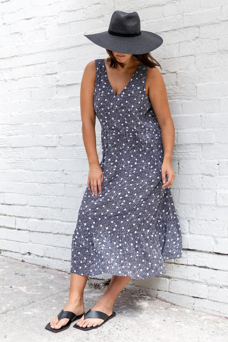 [TEST] Ari V Neck Tiered Midi Dress