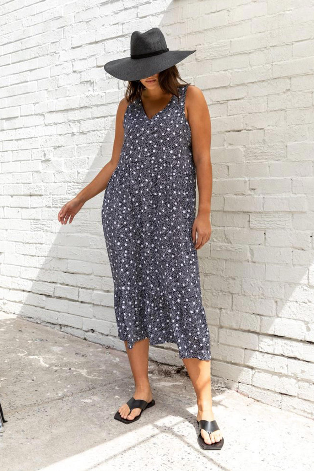 [TEST] Ari V Neck Tiered Midi Dress
