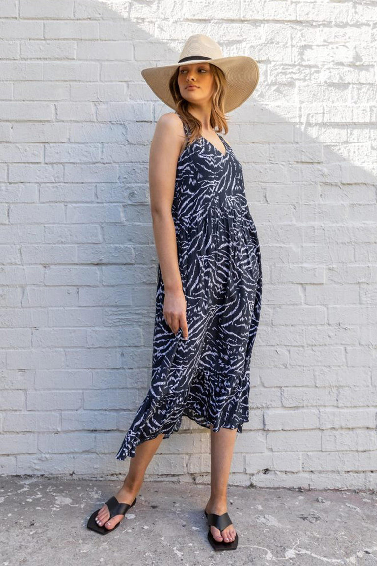 [TEST] Ari V Neck Tiered Midi Dress