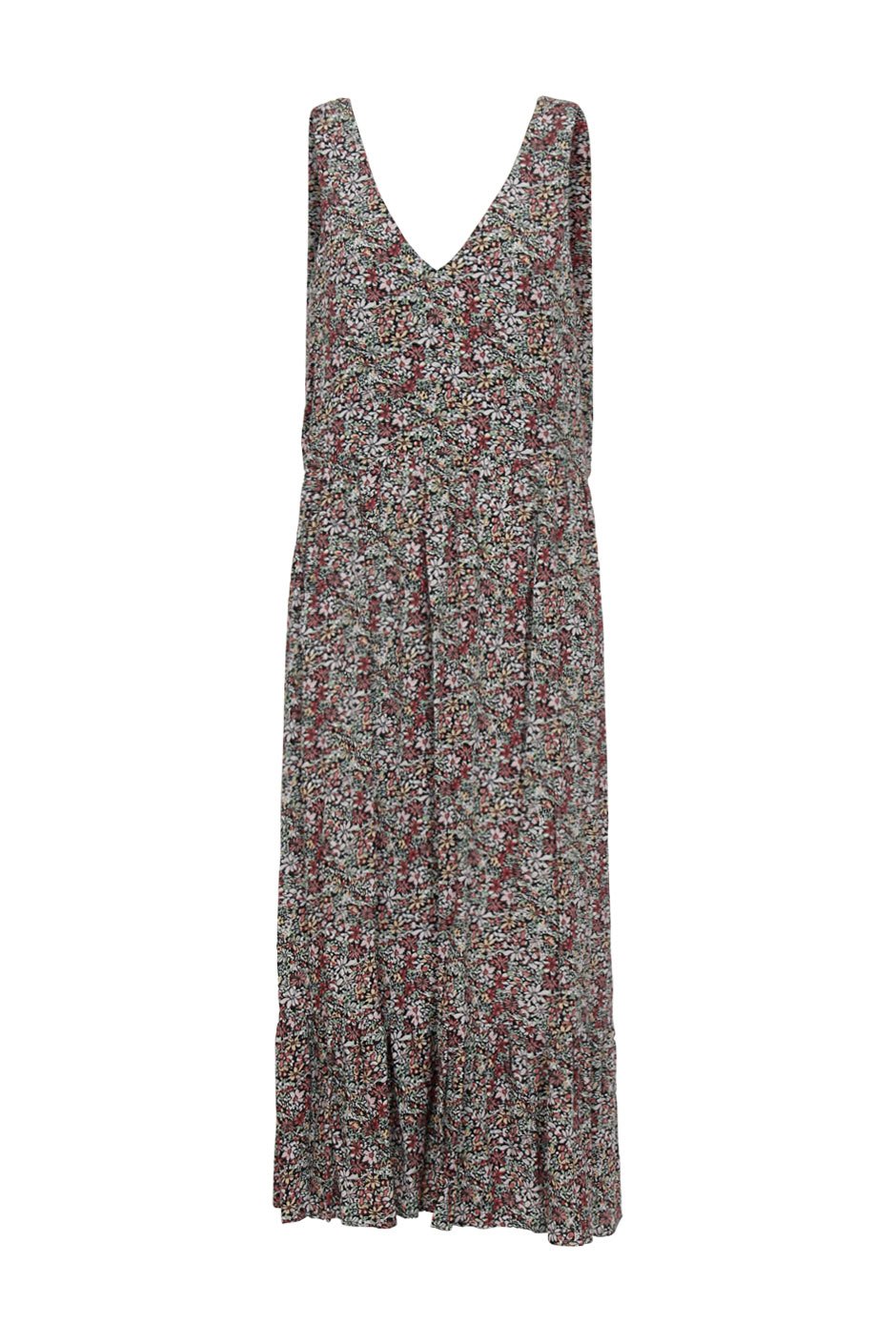 [TEST] Ari V Neck Tiered Midi Dress