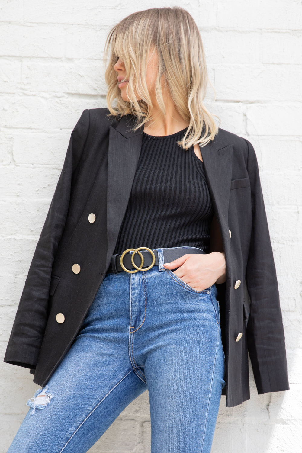 [TEST] Lana Oversized Linen Blazer