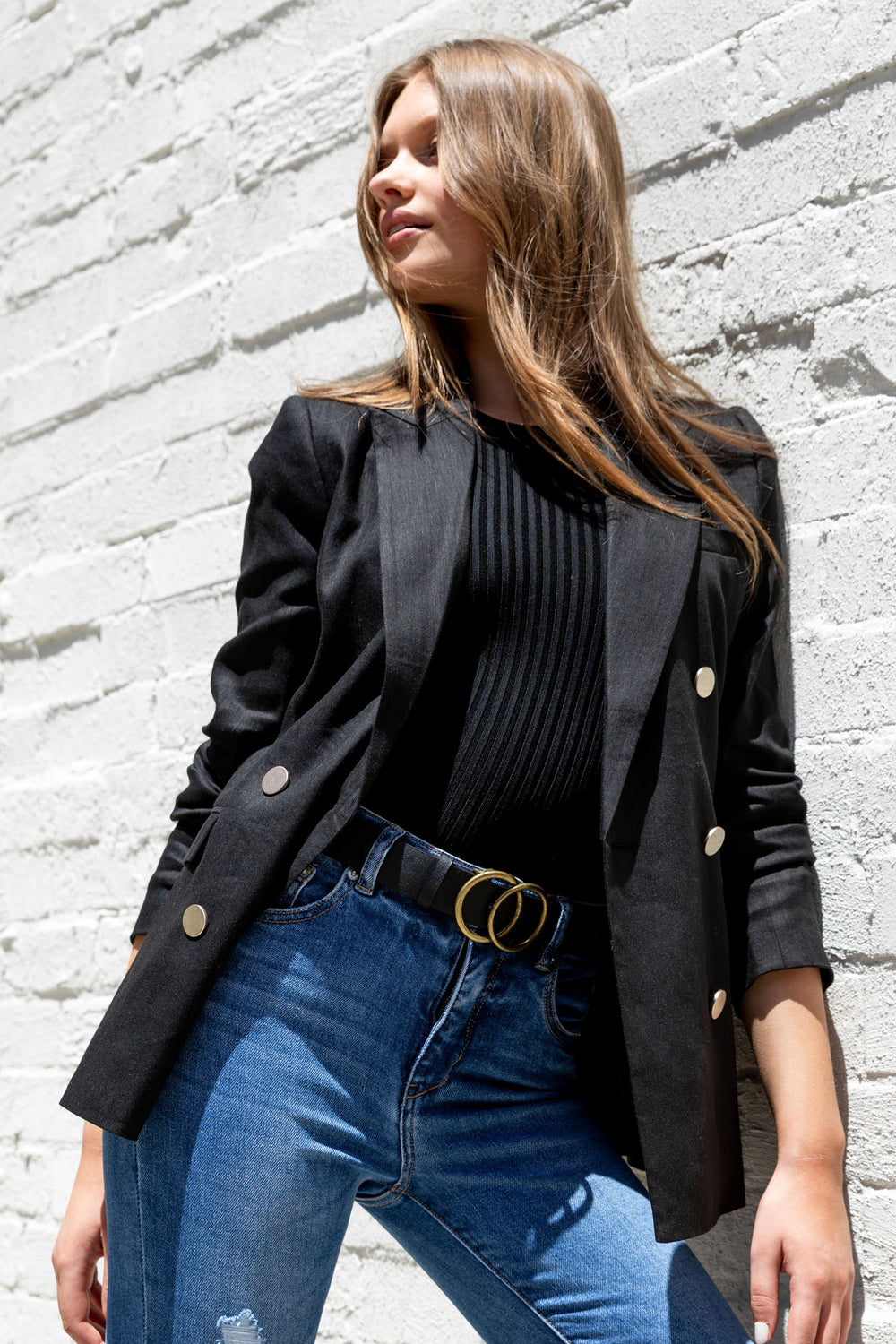 [TEST] Lana Oversized Linen Blazer
