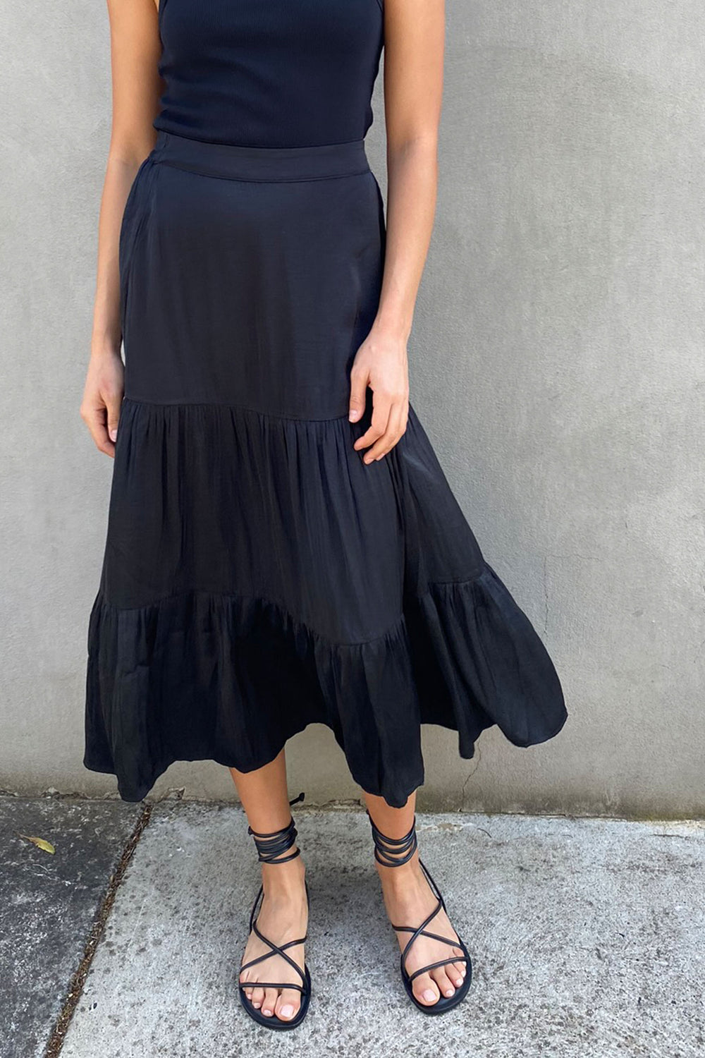 [TEST] Alice Tiered Maxi Skirt