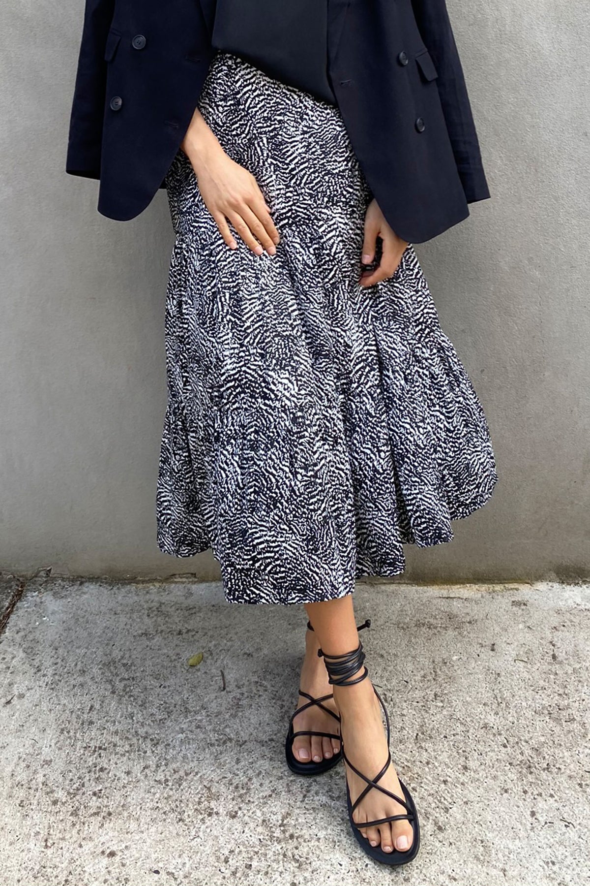 [TEST] Alice Tiered Maxi Skirt