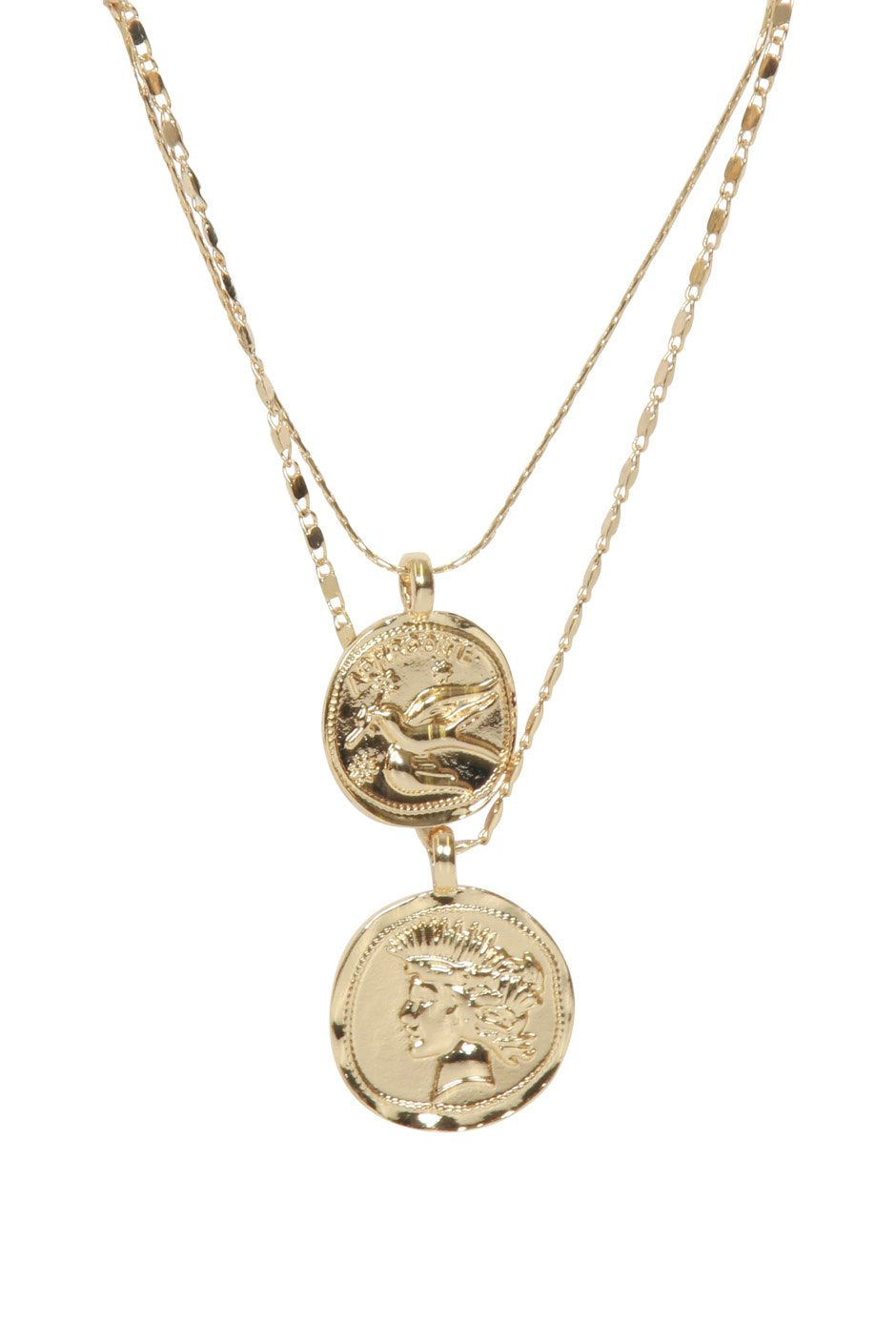 [TEST] Coin Necklace 2 Pack