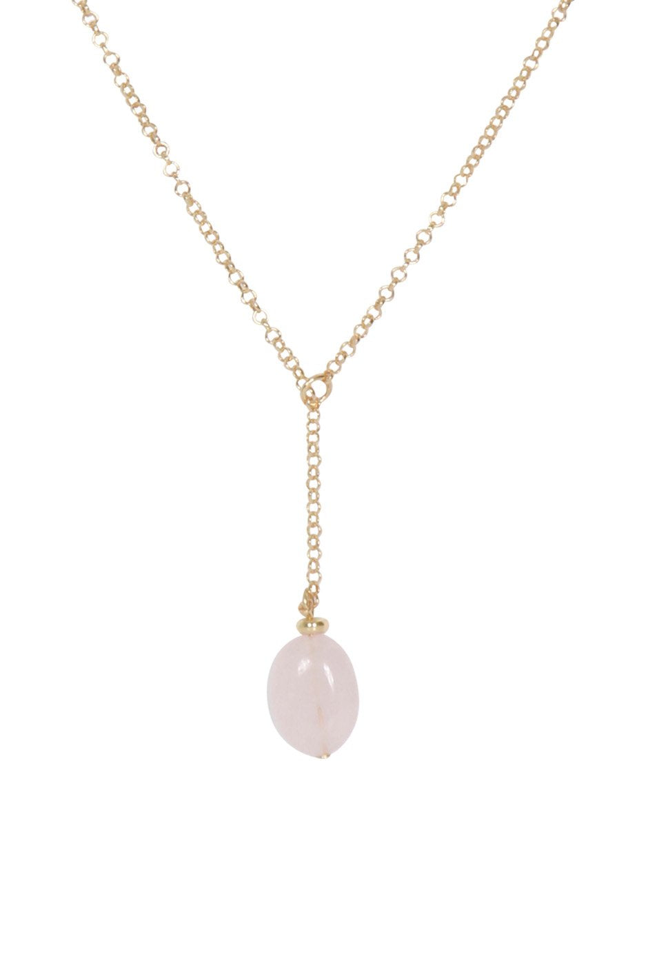 [TEST] Y Drop Quartz Necklace