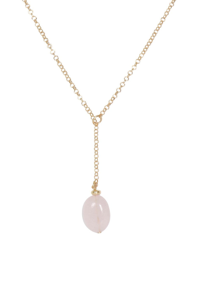 [TEST] Y Drop Quartz Necklace