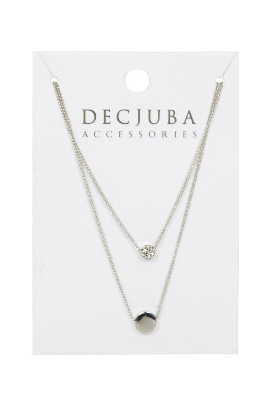 [TEST] Round Disc Necklace 2  Pack