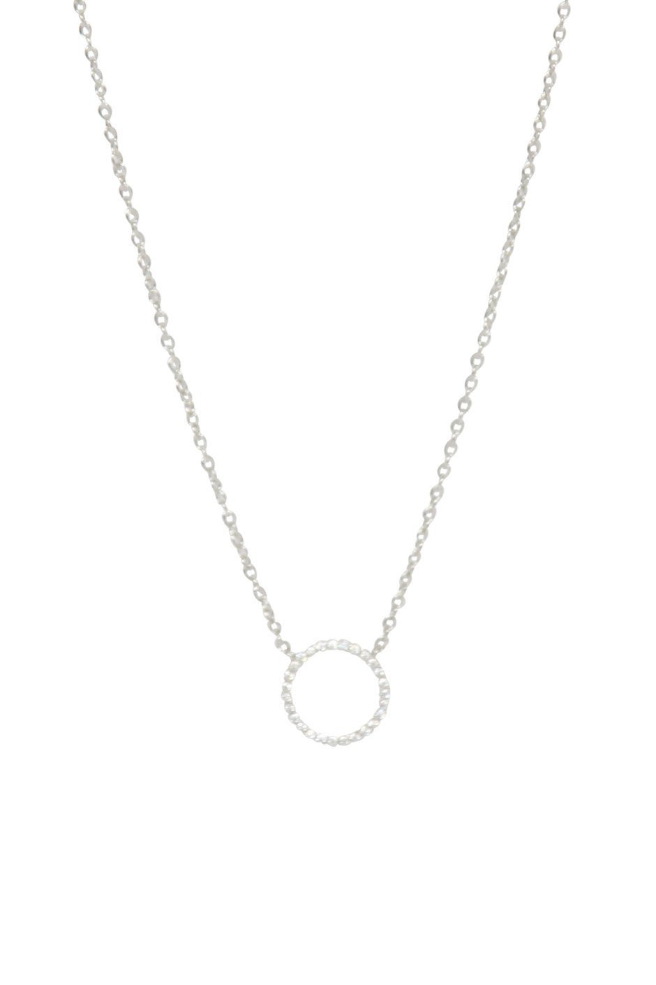 [TEST] Stone Set Circle Necklace