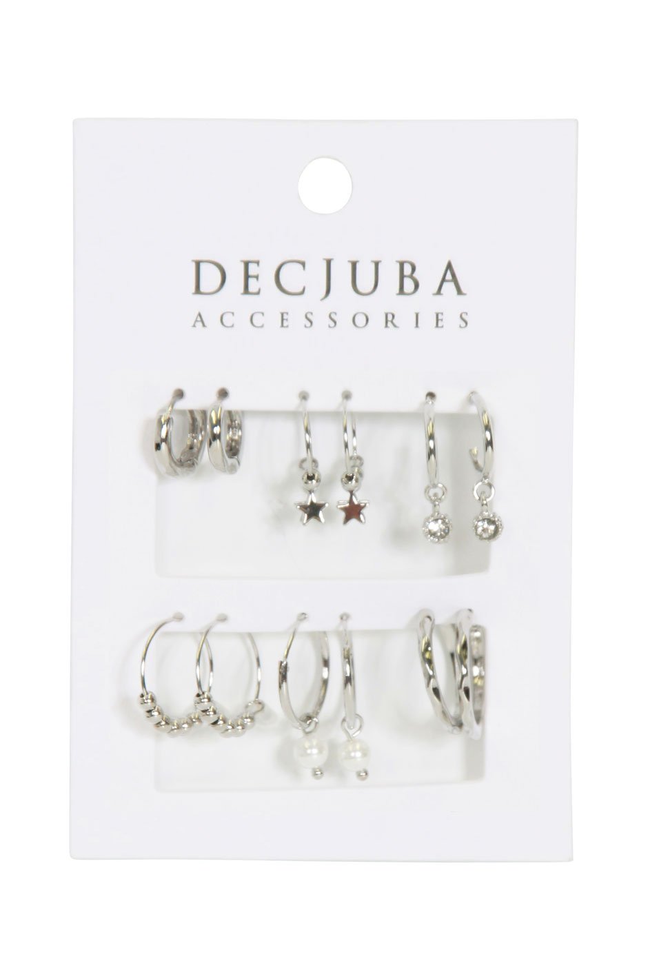 [TEST] 6 Pack Hoop Earrings