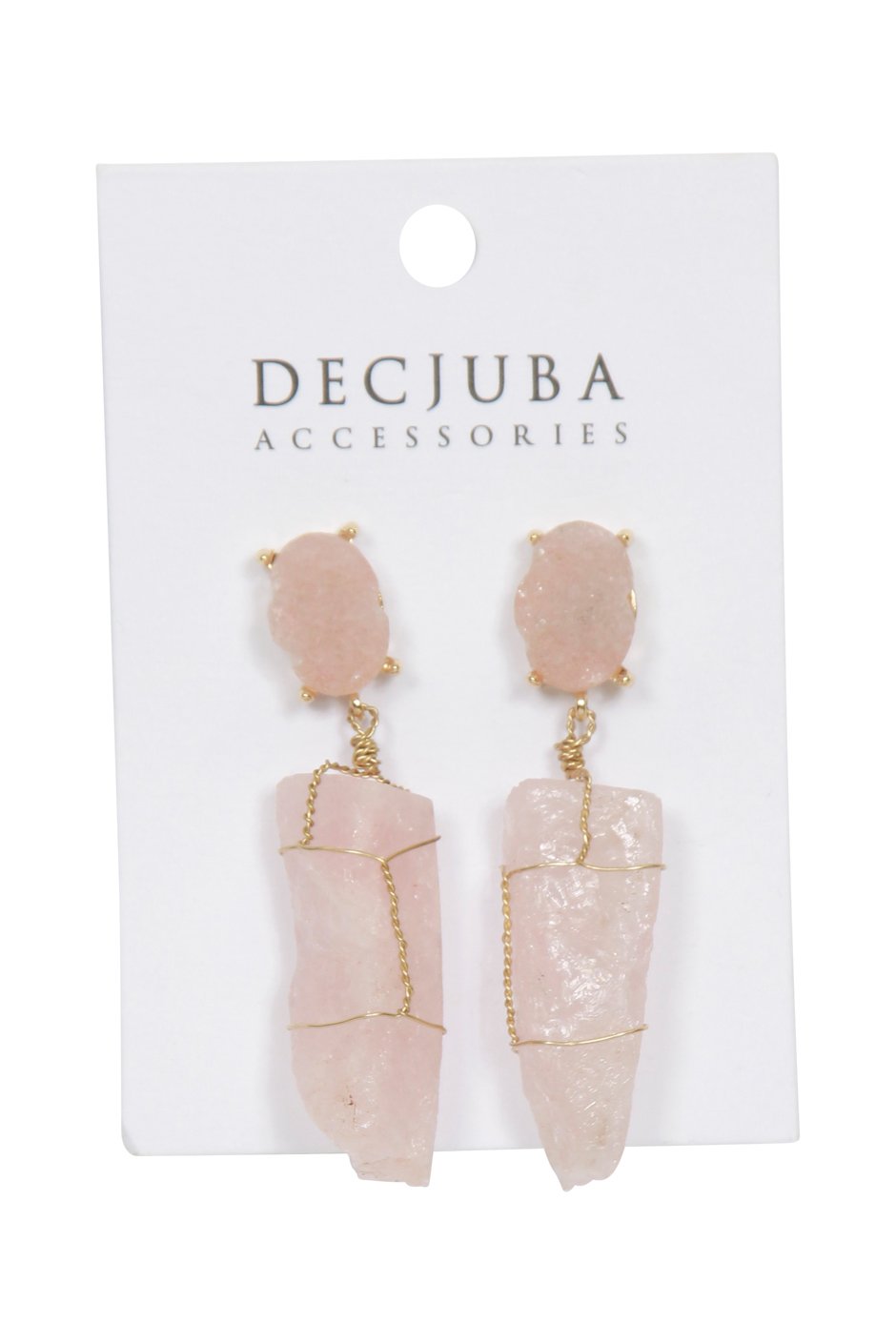 [TEST] Double Semi Precious Earrings