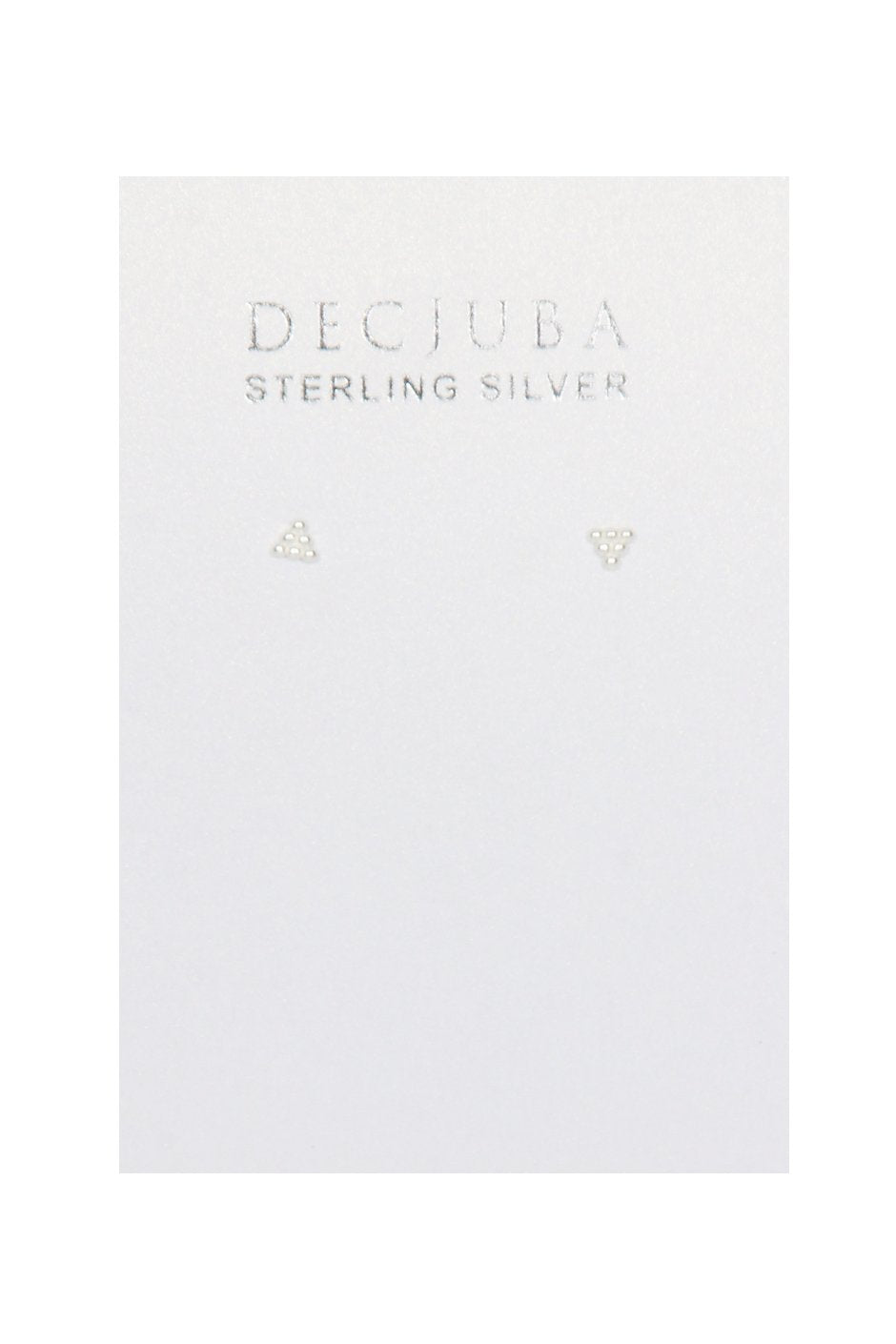 [TEST] Ball Triangular Stud Earrings
