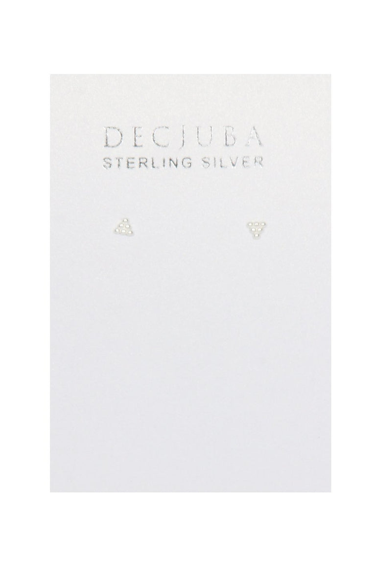 [TEST] Ball Triangular Stud Earrings