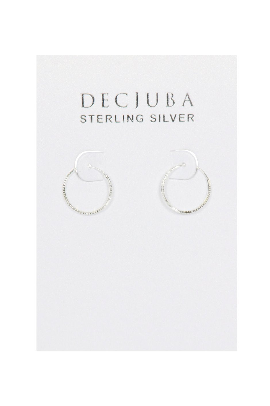 [TEST] 15mm Facet Hoop Earrings
